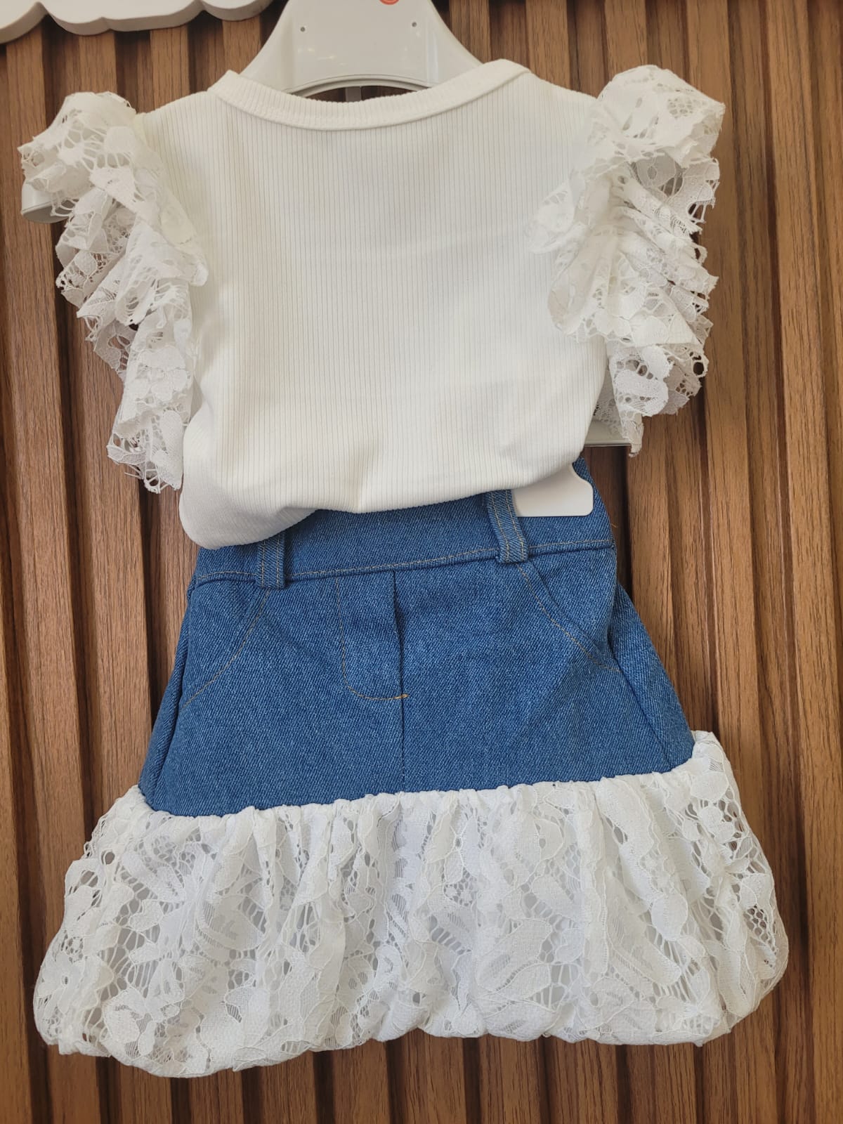 Coordinato Merletto Neonata