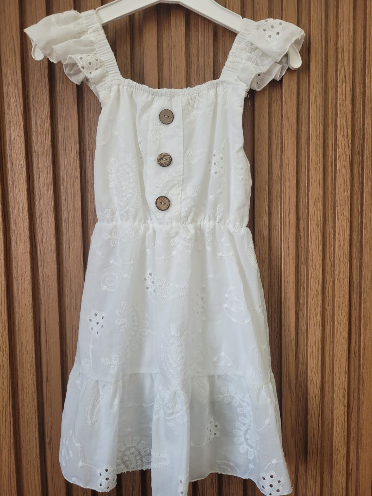 Vestito Pizzo Sangallo Bianco