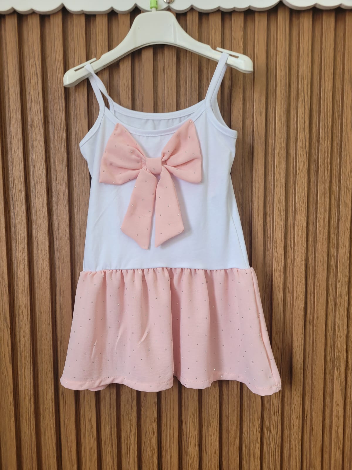 Vestito Bimba con fiocco