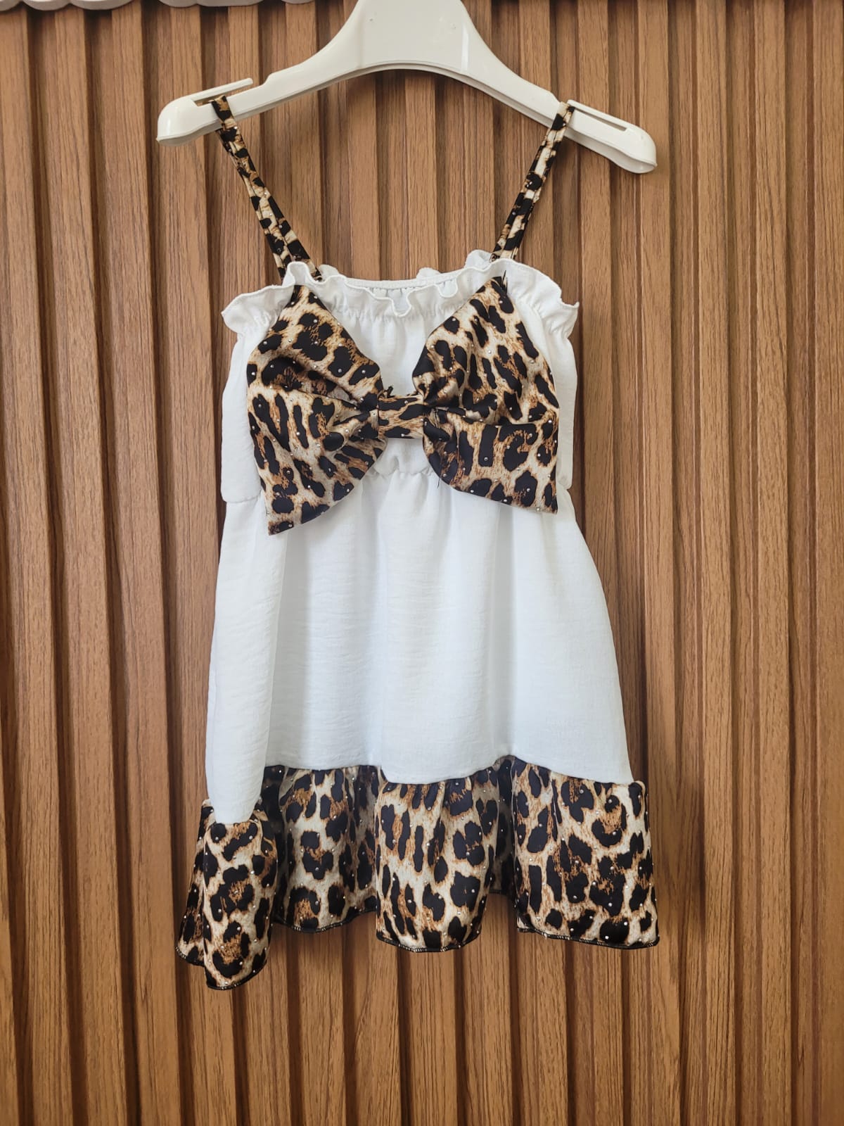 Vestito Bimba con fiocco