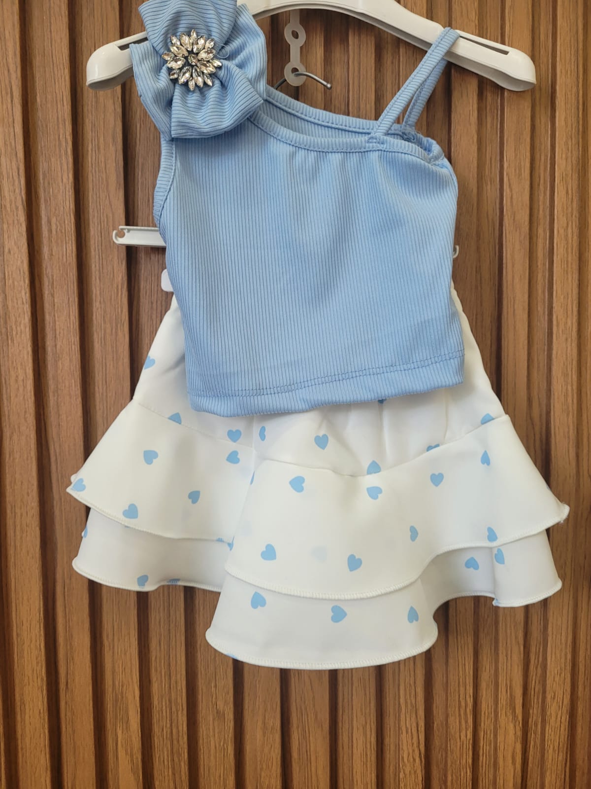Coordinato bimba dettaglio cuori