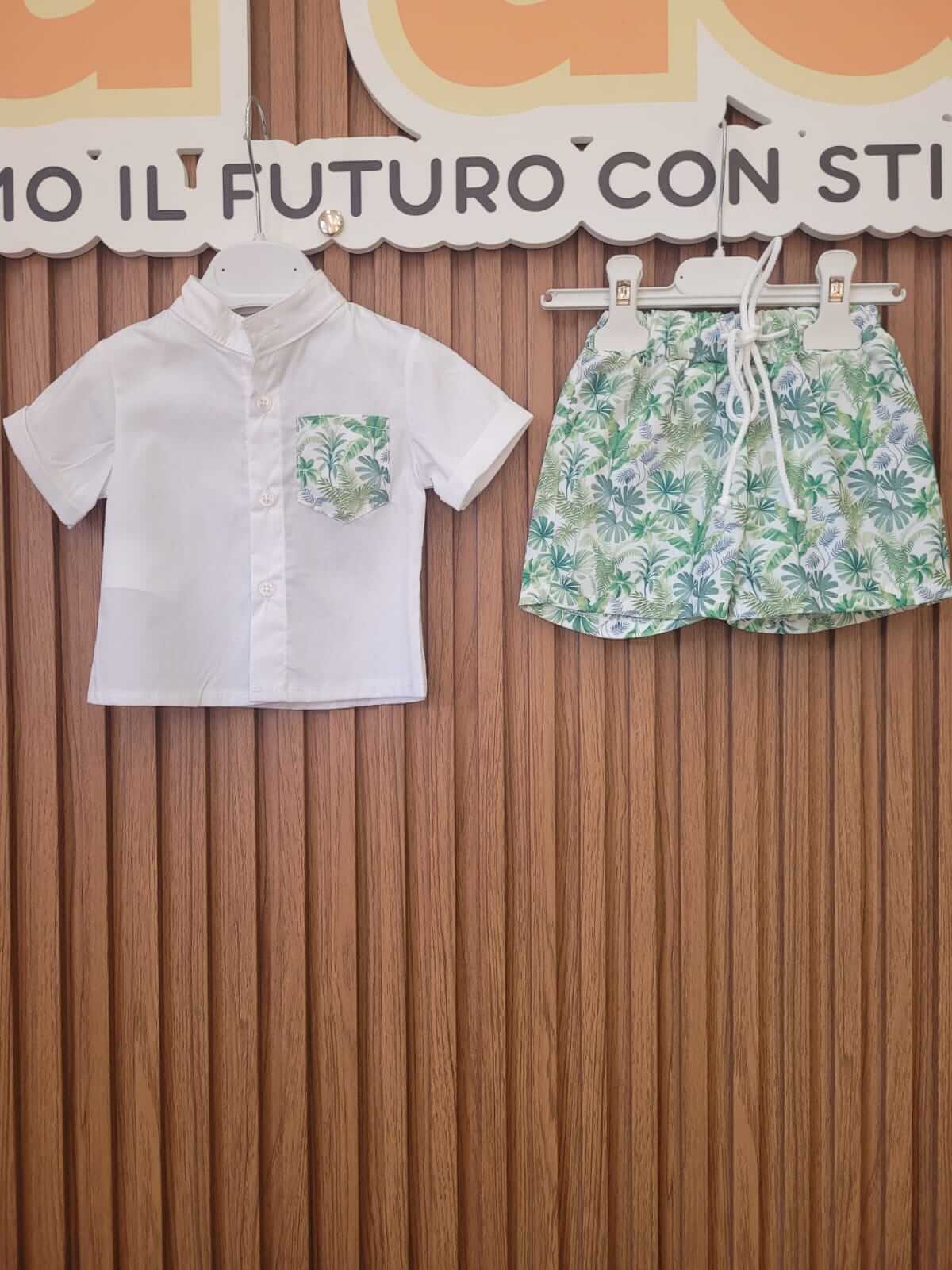 Coordinato Camicia + Costume Neonato