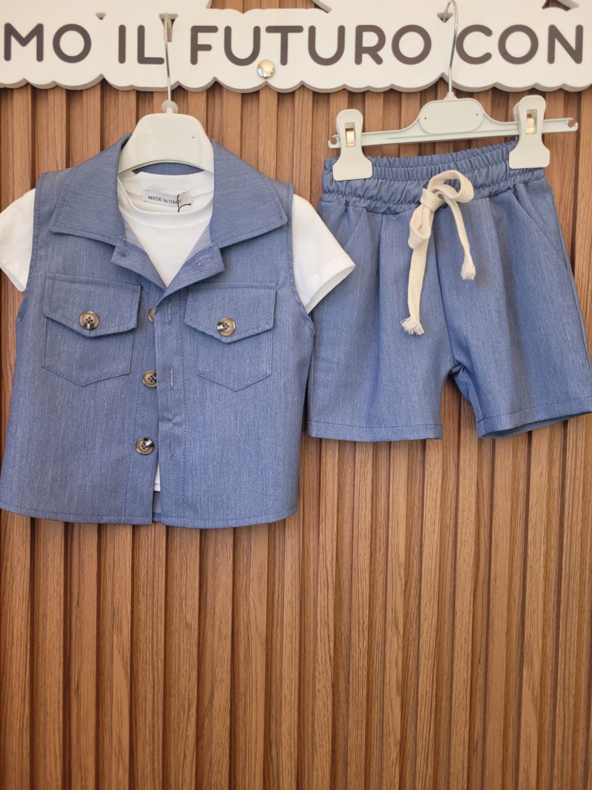 Coordinato Jeans 3 pezzi Neonato
