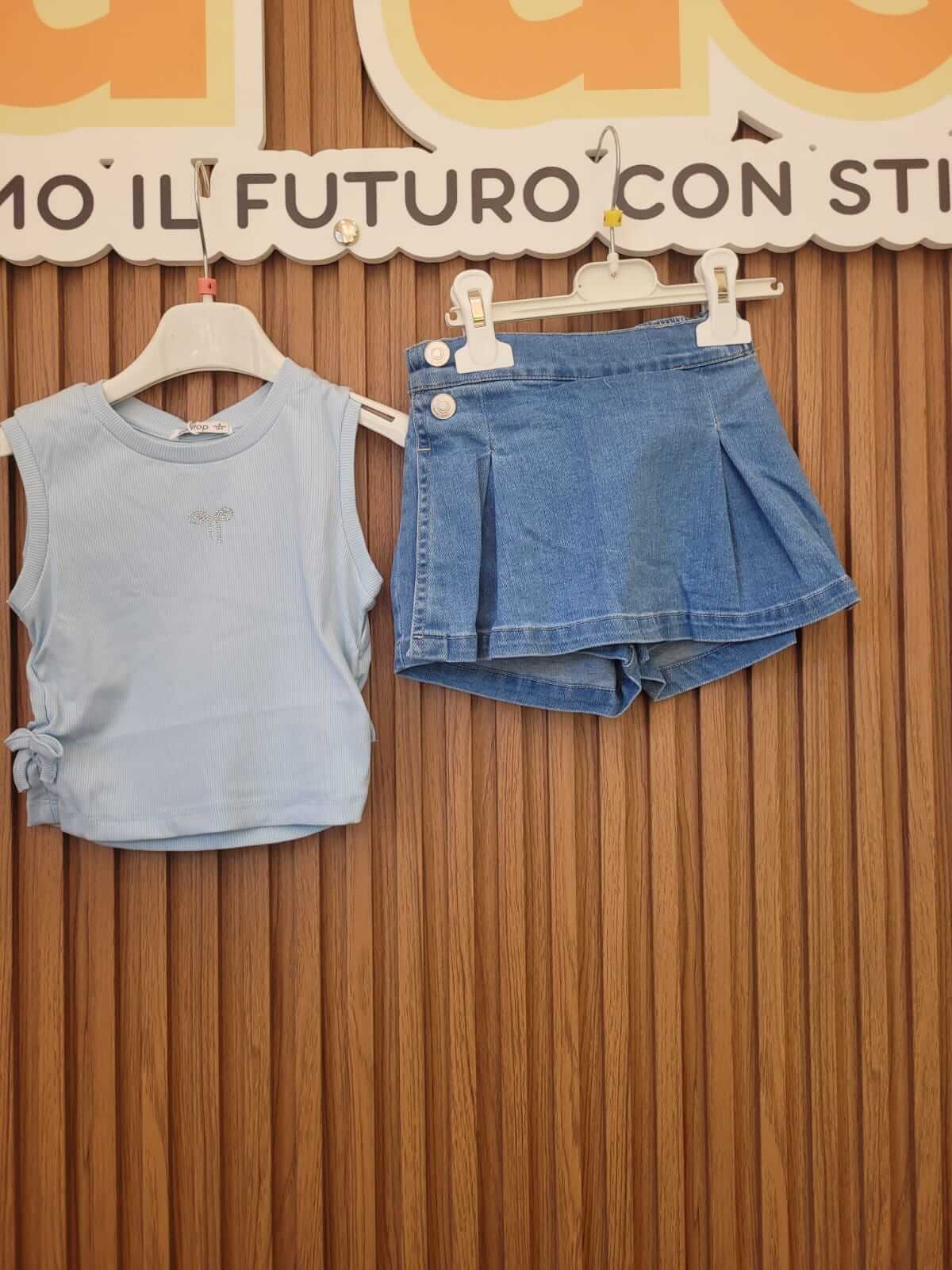 Coordinato Top e Gonna Bambina
