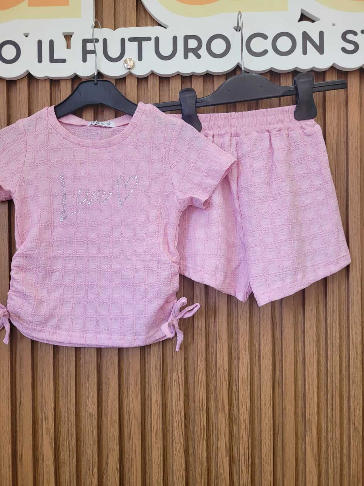 Coordinato Love Bambina