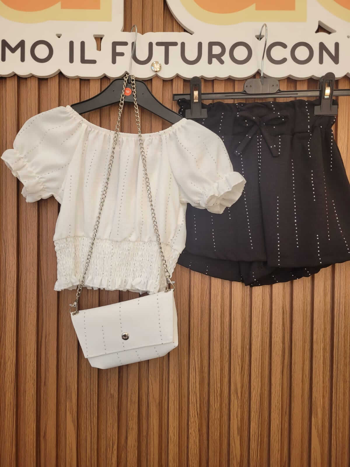 Coordinato Brillantini Bambina