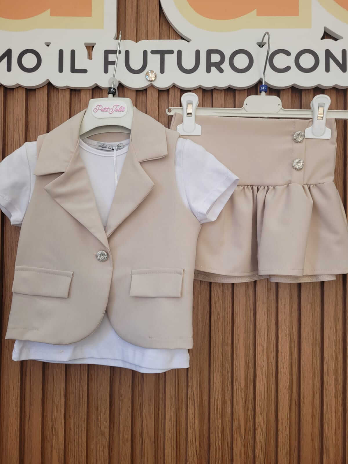 Coordinato Chic 3 pezzi Bambina