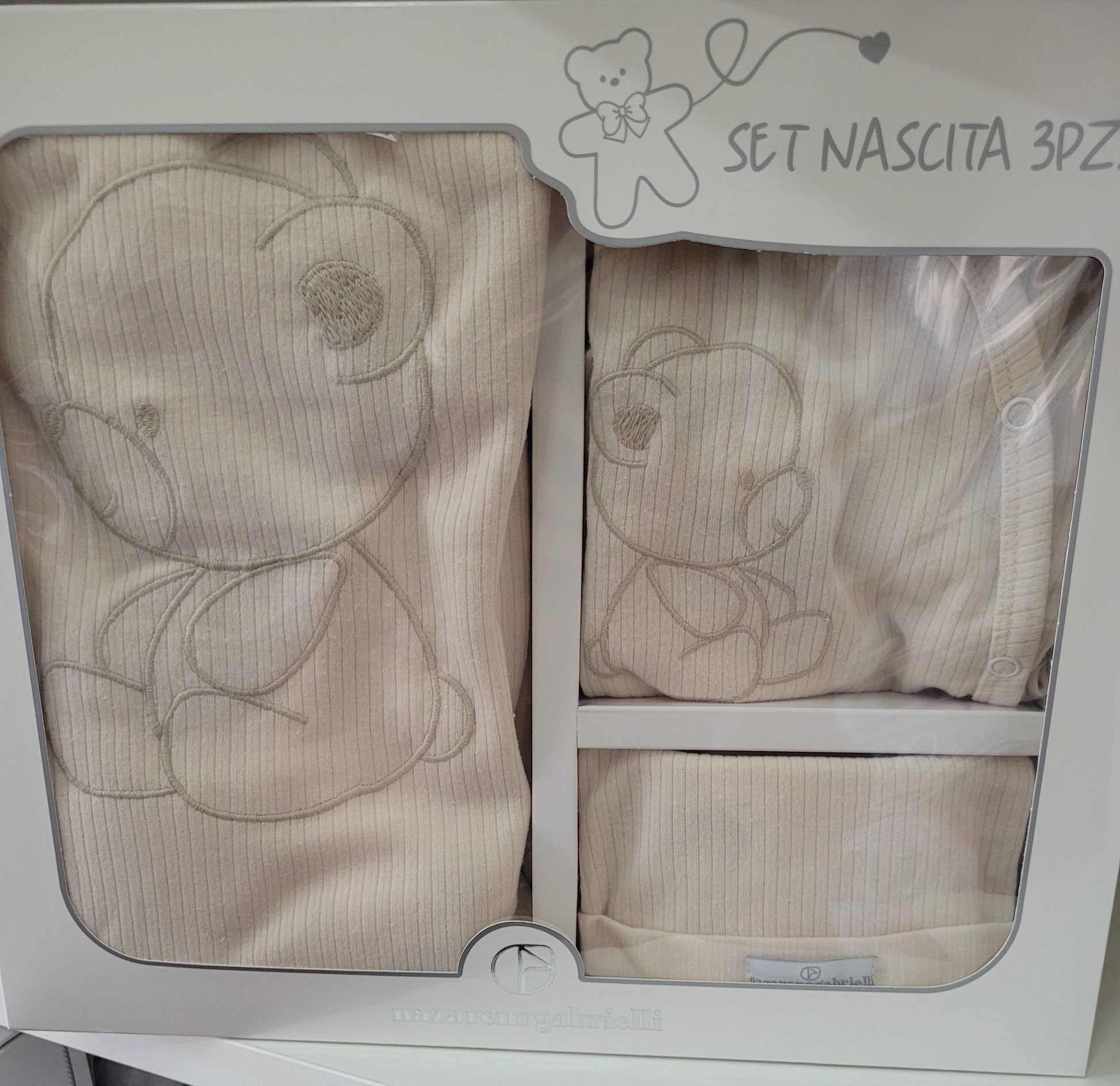 Set Nascita 3 pezzi Nazareno Gabrielli