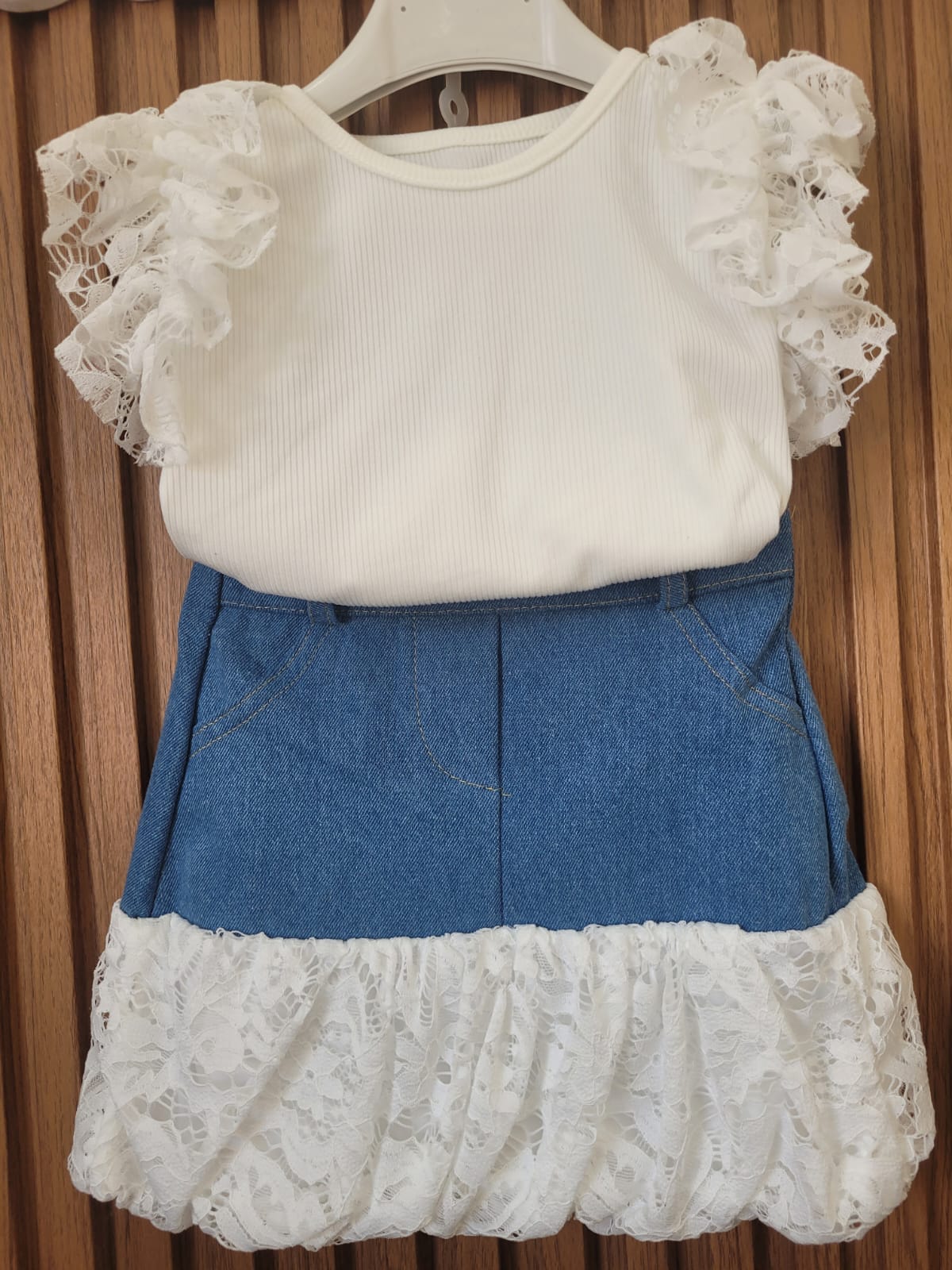 Coordinato Merletto Bambina