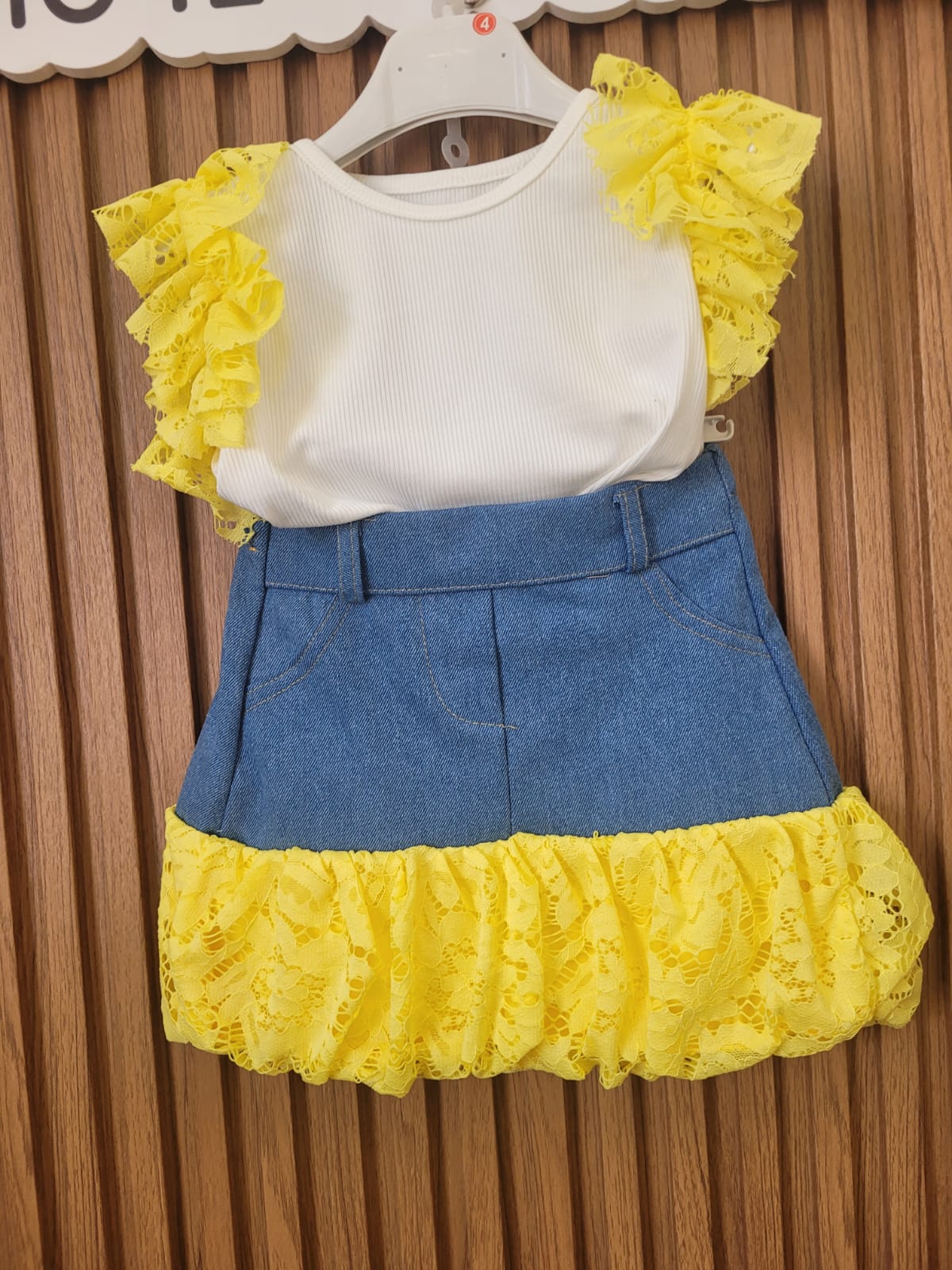 Coordinato Merletto Bambina